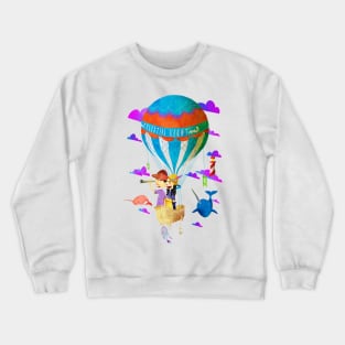 Celestial Light T-Shirt Design Crewneck Sweatshirt